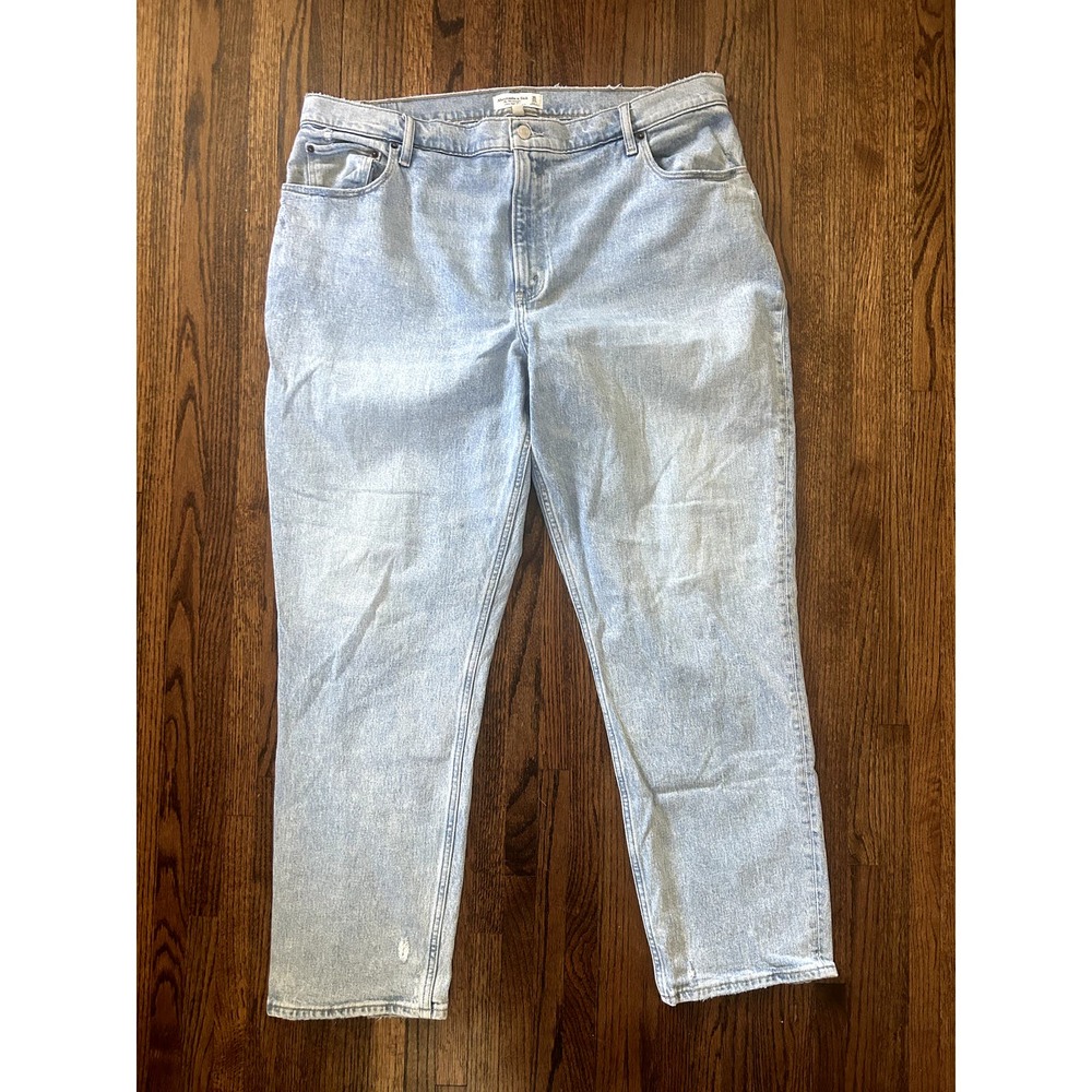 Abercrombie & Fitch The 90's Straight Ultra High Rise Curve Love - 20L